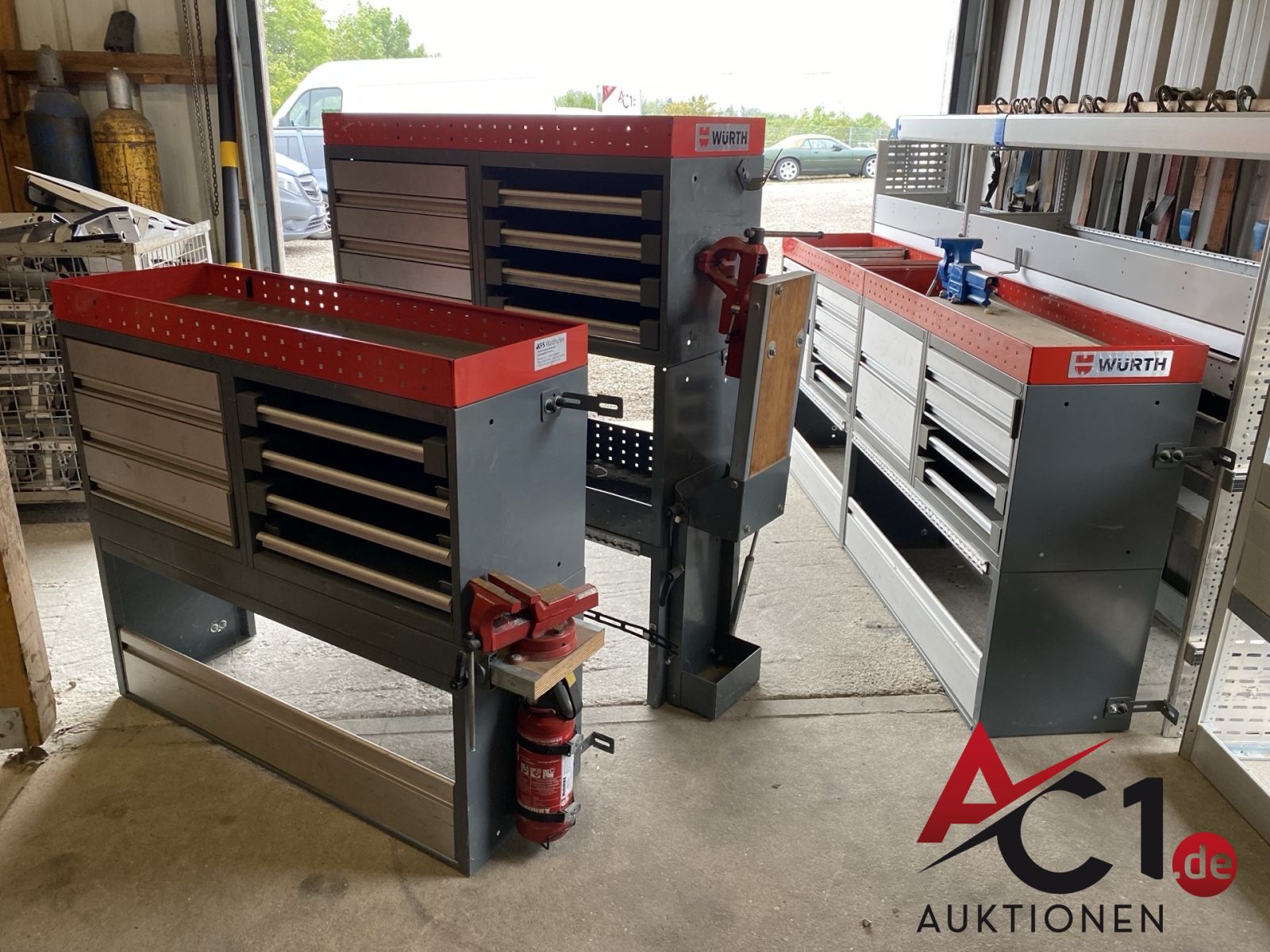 Regaleinbauten Fa. Würth für Transporter